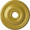 Ekena Millwork Bradford Ceiling Medallion (Fits Canopies up to 4 3/8"), 18 1/8"OD x 3 3/4"ID x 1 1/8"P, Rich Gold CM18BRRGS - alternate 1